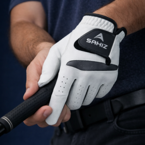 Synthetic Leather Golf Glove with Leather Patch on Palm & Thumb