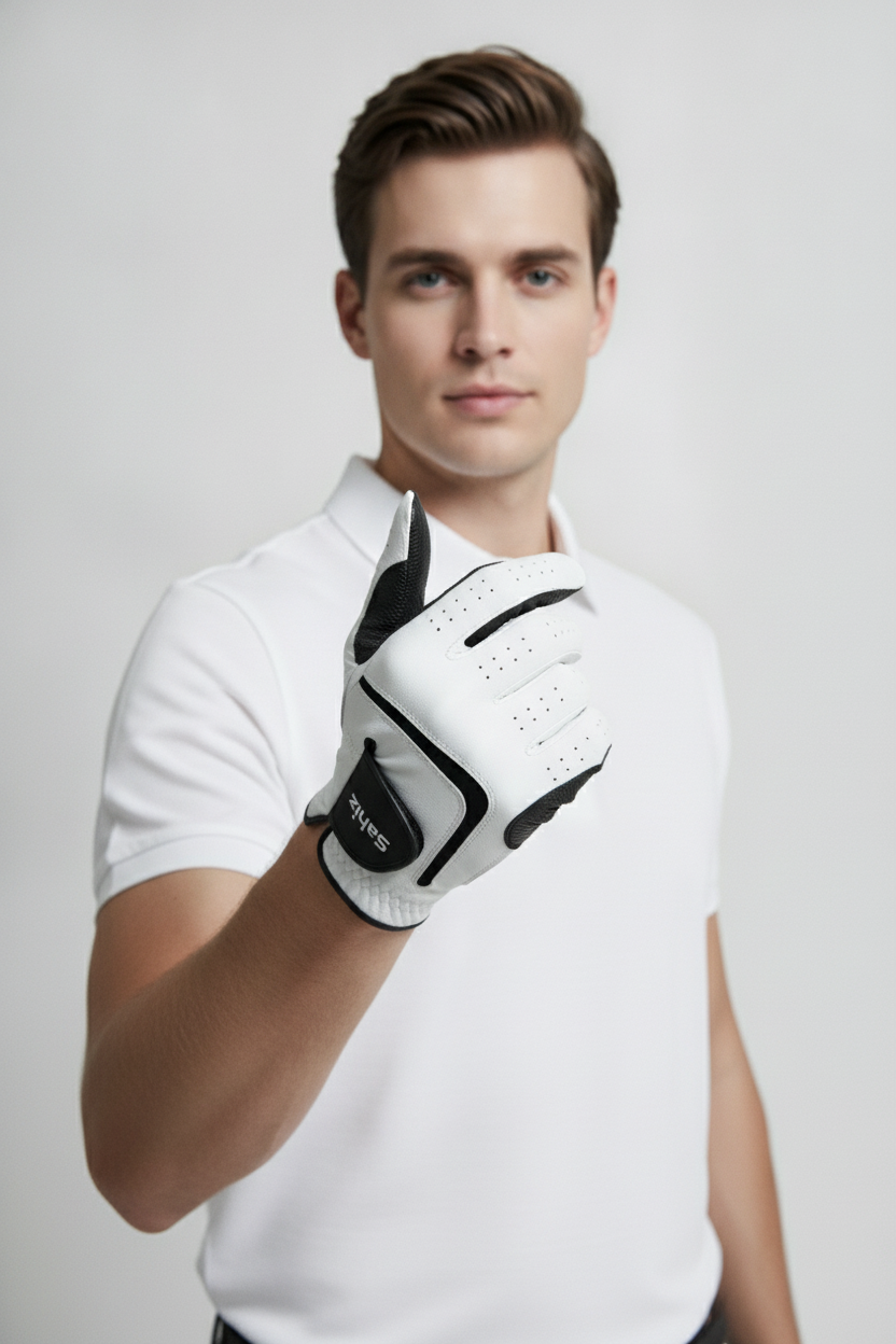 Synthetic Leather with Leather Patch on Palm & Thumb